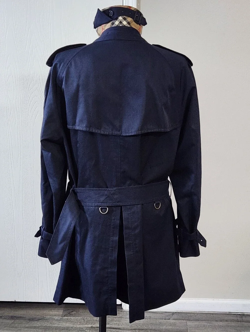 Burberry Classic Double Breasted Trench Coat Iconic Navy - Picture 9 of 16